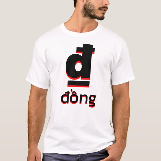 ₫ đng white t-shirt (Voorkant)