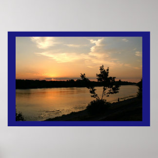 Dniepr Sunset Poster