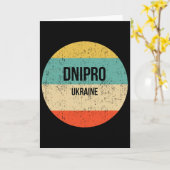 Dnipro Oekraïne 3 Kaart (Gele Bloem)