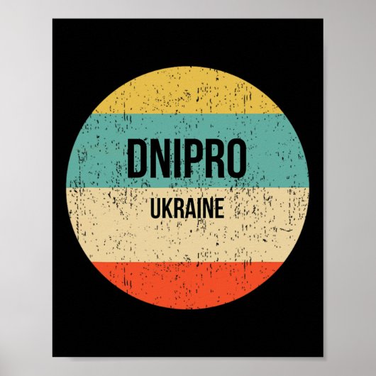 Dnipro Oekraine 3 Poster (Voorkant)