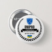 Dnipro Ronde Button 5,7 Cm (Voorkant /achterkant)