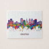 Dnipro Ukraine Skyline Legpuzzel (Horizontaal)
