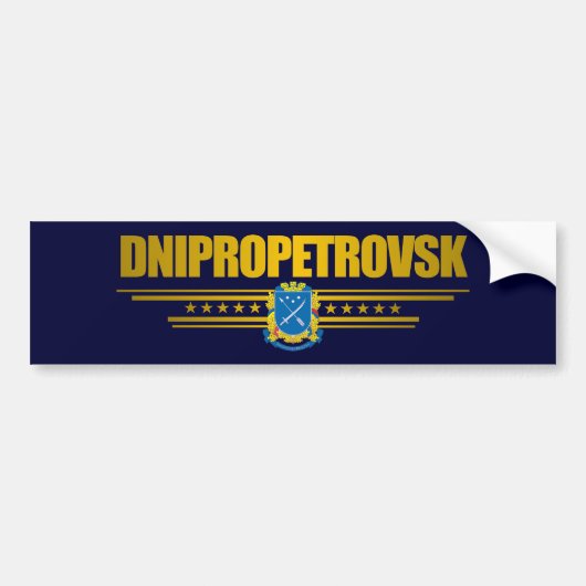 "Dnipropetrovsk COA"-Bumpersticker Bumpersticker (Voorkant)