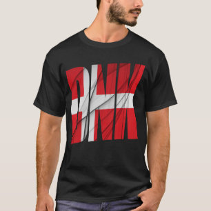 DNK - Denemarken - vlag T-shirt