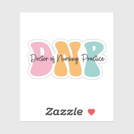 DNP - Doctor of Nursing Practice Afstuderen Sticker (Vel)