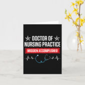 DNP Doctor of Nursing Practice bereiken RN Nurse Kaart (Gele Bloem)
