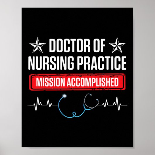 DNP Doctor of Nursing Practice bereiken RN Nurse Poster (Voorkant)