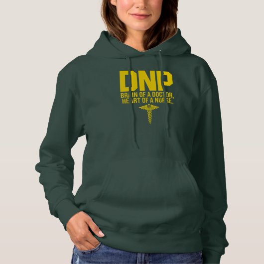 DNP Doctor of Nursing Practice Brain RN Nurse  Hoodie (Voorkant)