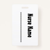 DNP in uitvoering - Gezegde voor verpleegkunde en  Badge (Achterkant)