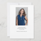 DNP Twee Uitnodiging tot Afstuderen van de Foto (Achterkant)