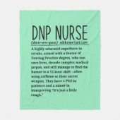 DNP-verpleegkundige Fleece Deken (Voorkant)