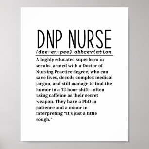 DNP-verpleegkundige Poster