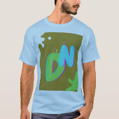 DNPrints Logo T-shirt – alleen Mannen (Voorkant)