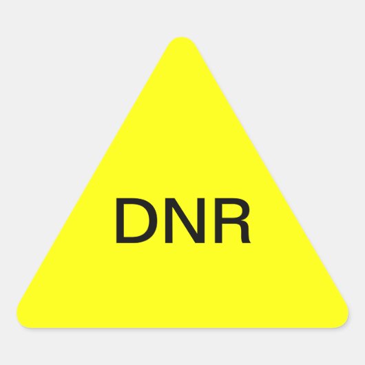 DNR Medical Chart Label (Voorkant)