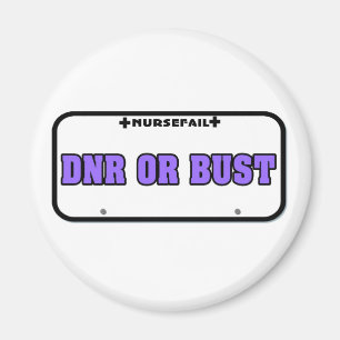 DNR- of Bust-Bord Magneet
