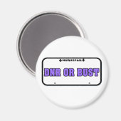 DNR of Bust Licentie Bord Magneet (Voorkant / Achterkant)