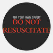 DNR RONDE STICKER (Voorkant)