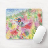 DNW Hummingbird Water Color Muismat (Met muis)