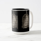 Do As Thou Wilt Tweekleurige Koffiemok (Voorkant rechts)