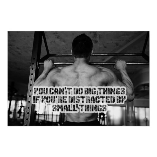 Do Big Things Motivational Poster (Voorkant)