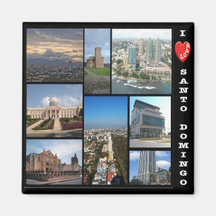 DO-Dominicaanse Republiek Santo Domingo-I Love Col Magneet