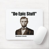 Do Epic Stuff Abraham Lincoln Muismat (Met muis)