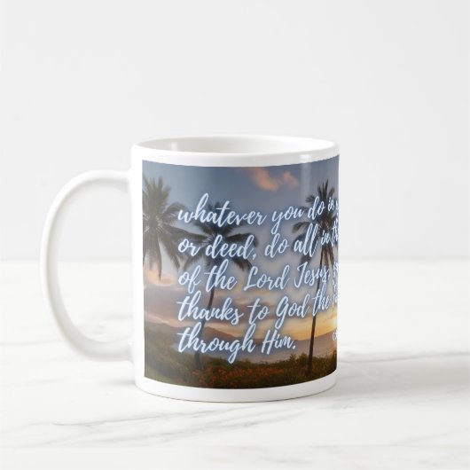 Do Everything in Jesus' Name Mug Koffiemok (Links)