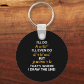 Do For I'll Math Formula Math Puns Sleutelhanger (Voorkant)