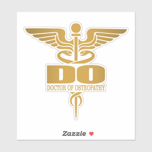 DO (goud) Sticker (Vel)
