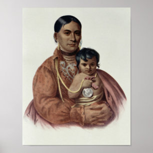 Do-Hon-Go, een Osage Woman Poster