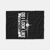 Do I Look Like I Fly Economy _ Funny First Cl Trav Fleece Deken (Voorkant (Horizontaal))