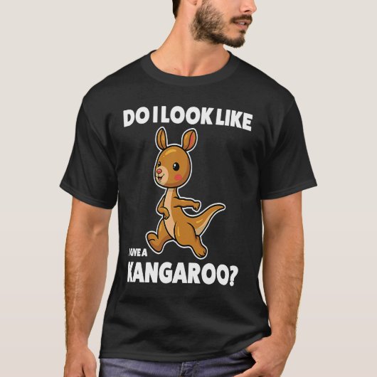 do I look like I give a kangaroo kangaroo T-shirt (Voorkant)