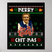 Do It Funny Chit-mas Christmas Meme  Poster (Voorkant)