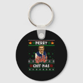 Do It Funny Chit-mas Christmas Meme Sleutelhanger (Voorkant)