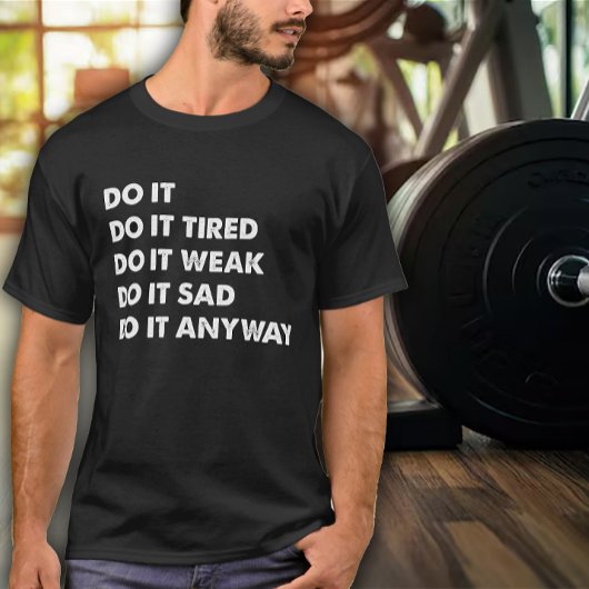 DO IT heren Oefening T-shirt