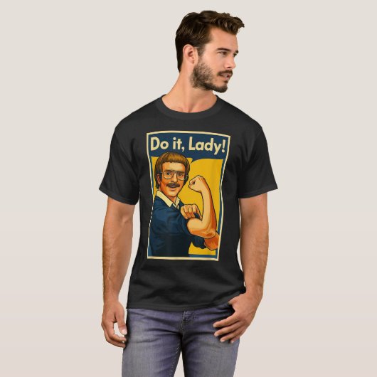 Do it Lady Shirt for Women Trendy Viral Meme (Voorkant volledig)