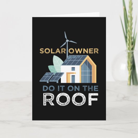 Do It On The Roof Solar Photovoltaic Kaart (Voorkant)