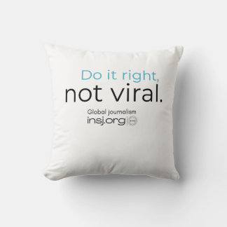 Do It Right - T-Shirt Kussen