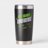 Do It Scared - Motivational Confidence Inspiration Geïsoleerde Drinkbeker (Voorkant)