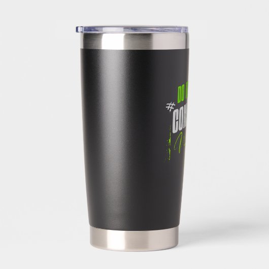 Do It Scared - Motivational Confidence Inspiration Geïsoleerde Drinkbeker (Rechts)