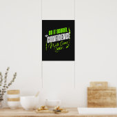 Do It Scared - Motivational Confidence Poster (Keuken)