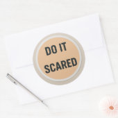 DO IT SCARED Sticker (Envelop)