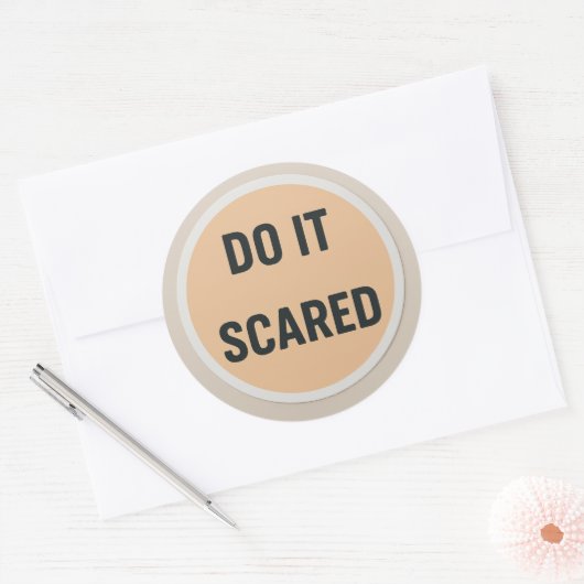 DO IT SCARED Sticker (Envelop)