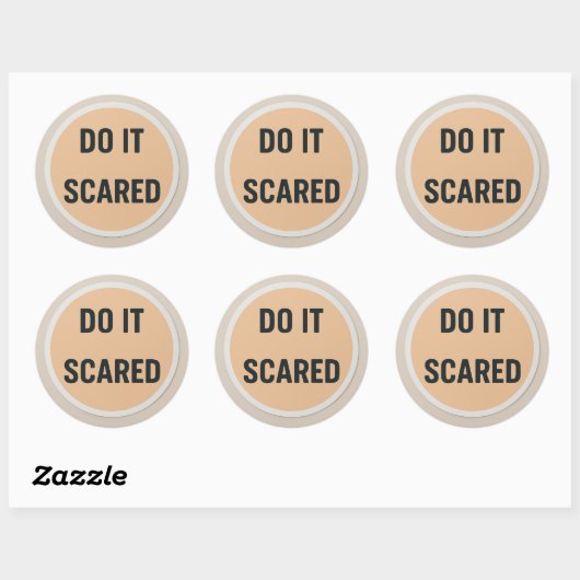 DO IT SCARED Sticker (Vel)