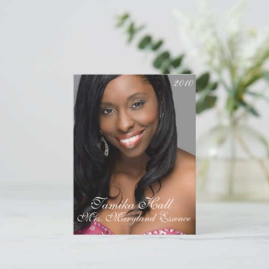 Do-it-uzelf-paginakop | Autograafkaart Briefkaart (Staand voorkant)