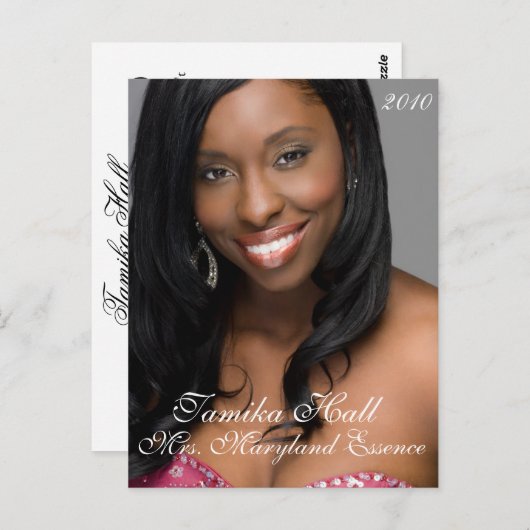 Do-it-uzelf-paginakop | Autograafkaart Briefkaart (Voorkant / Achterkant)