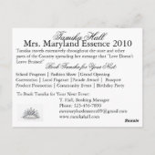 Do-it-uzelf-paginakop | Autograafkaart Briefkaart (Achterkant)