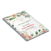 Do Justice Floral Micah 6:8 Gepersonaliseerd Gebed Notitieboek (Rechterzijde)