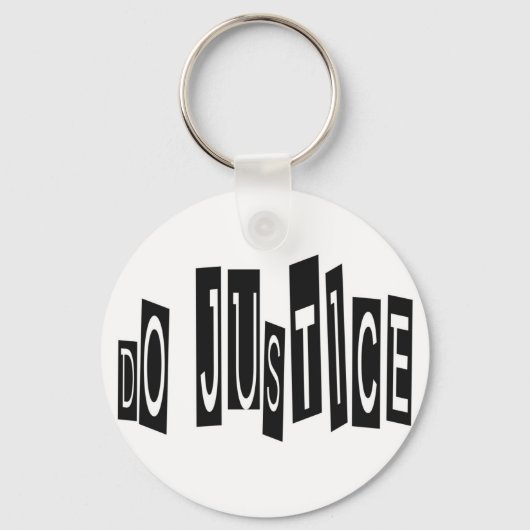 Do Justice Sleutelhanger (Voorkant)