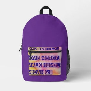 Do Justly - Micah Scripture Rugzak